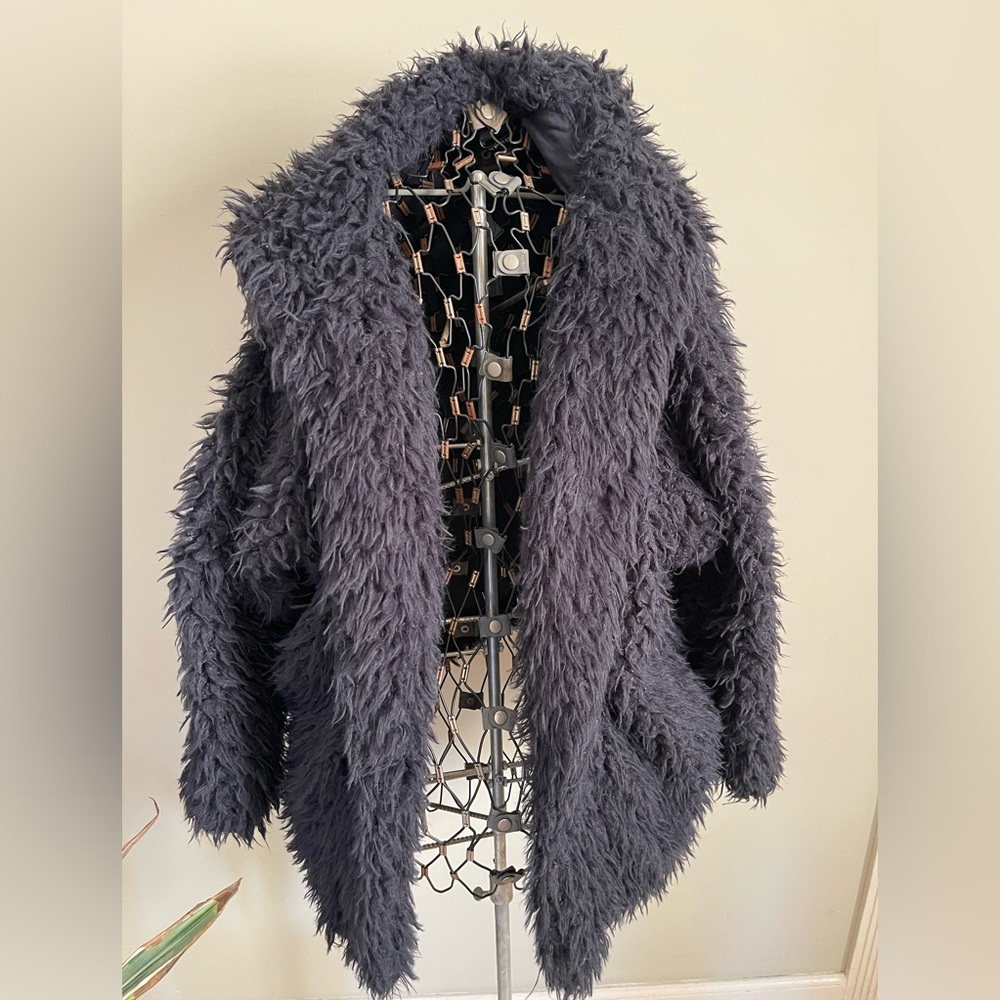 Comfy designer hooded teddy cardigan